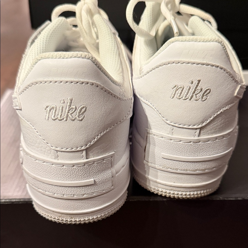 Nike Air Force 1 Triple  White  Sneakers - Picture 5 of 8